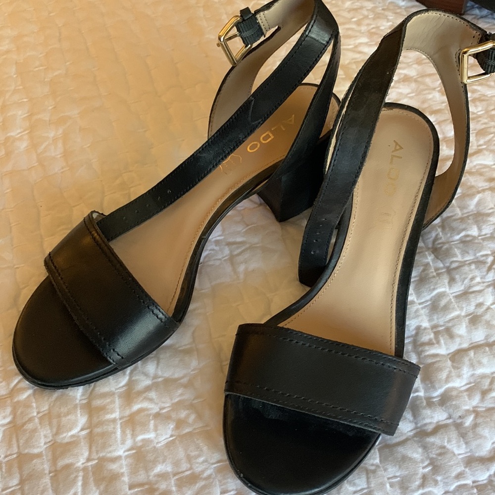 ALDO block heel strap sandals, Size 6.5, EUC